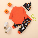 MY FIRST HALLOWEEN Graphic Bodysuit and Printed Long Pants Set - Flyclothing LLC