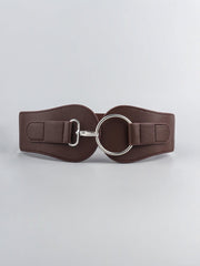 PU Elastic Wide Belt - Flyclothing LLC