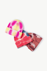 Tie-Dye Cuffed Knit Beanie - Flyclothing LLC