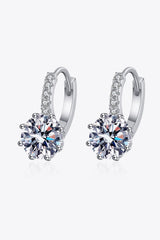 4 Carat Moissanite 925 Sterling Silver Earrings - Flyclothing LLC