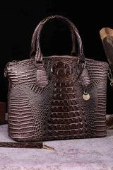 Gradient PU Leather Handbag - Trendsi