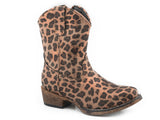 Roper Girls Toddler Snip Toe All Over Leopard Print