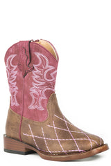 Roper Girls Toddler Brown And Raspberry