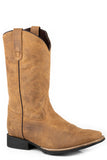 Roper Mens Tan Oiled Suede Leather