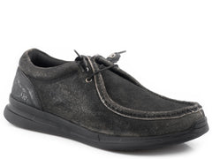 Roper Mens Black Suede Leather Upper - Roper