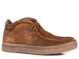 Roper Mens Brown Suede Leather Chukka