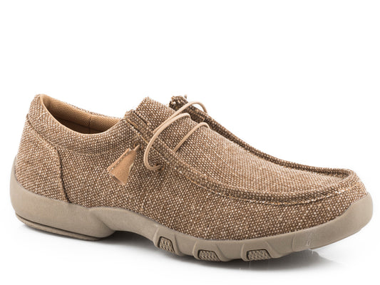 Roper Mens Tan Canvas Fabric