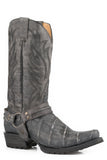 Roper Mens Embossed Vintage Grey Alligator Vamp