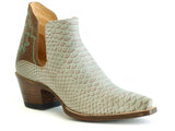 Roper Womens Embossed Turquoise Python Vamp