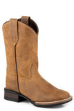 Roper Big Boys Tan Oiled Suede Leather