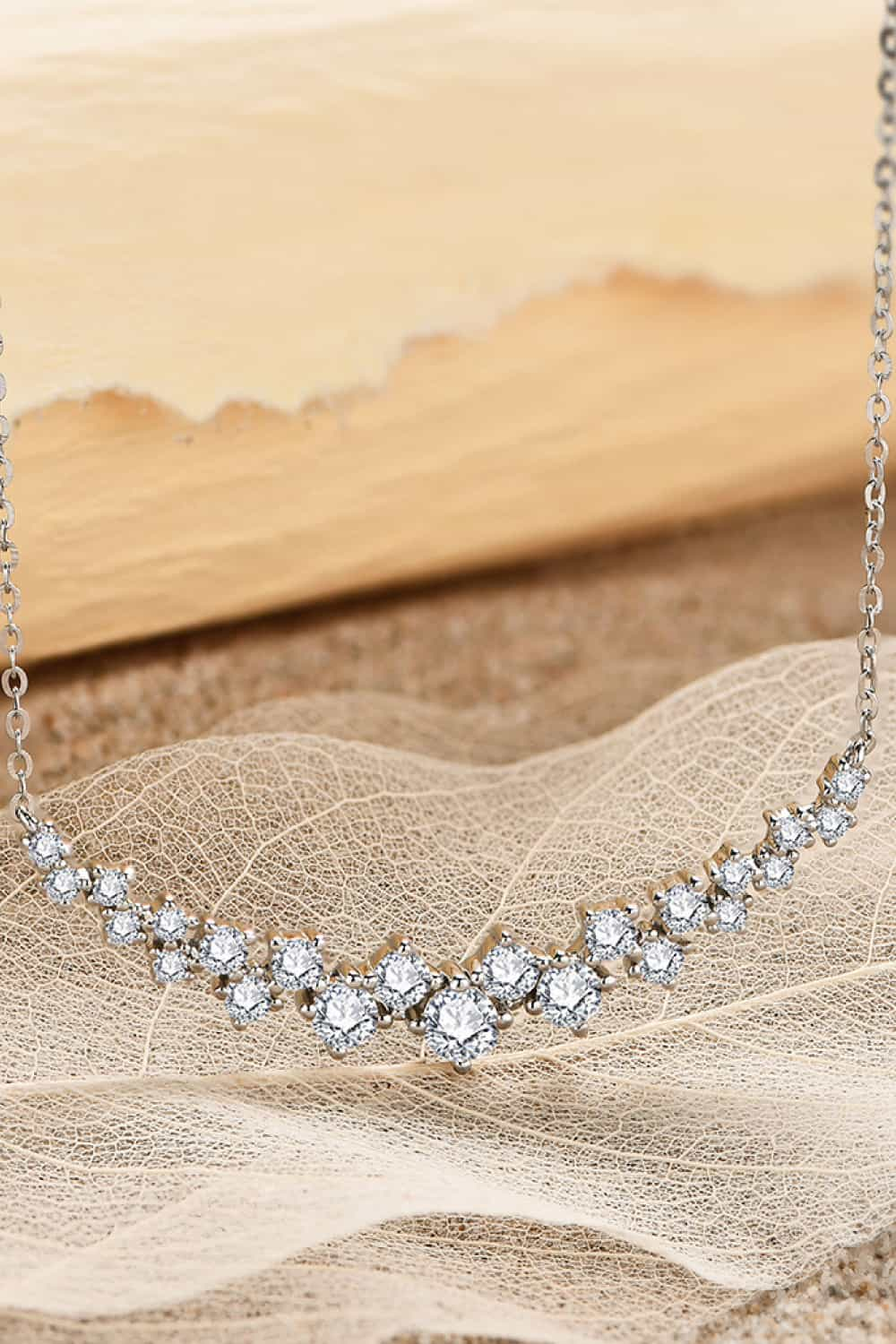 1.64 Carat Moissanite 925 Sterling Silver Necklace - Flyclothing LLC