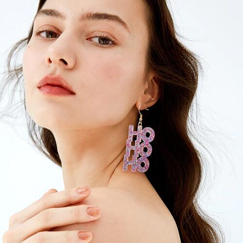 Alloy & Plastic Mismatched Earrings - Trendsi