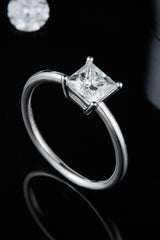 1 Carat Moissanite 925 Sterling Silver Solitaire Ring - Flyclothing LLC