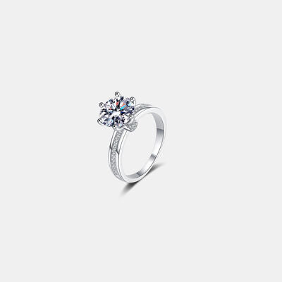 3 Carat Moissanite 925 Sterling Silver Ring - Flyclothing LLC