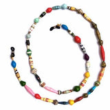 Face Mask/Eyeglass Paper Bead Chain, Colorful Mixed Shapes - Flyclothing LLC