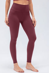 Wide Waistband Slim Fit Active Leggings - Flyclothing LLC