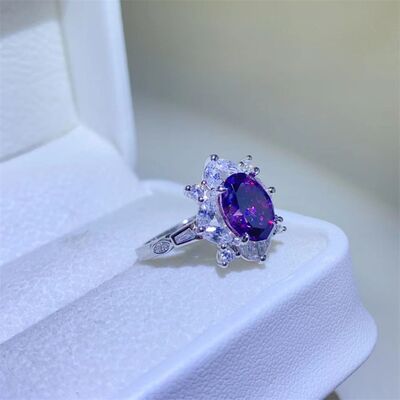 2 Carat Moissanite 925 Sterling Silver Ring - Flyclothing LLC