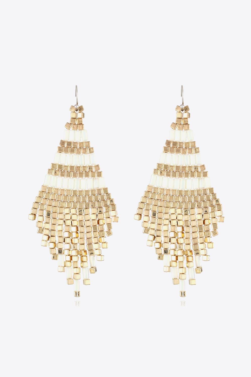 Beaded Dangle Earrings - Trendsi