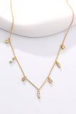 18K Gold Plated Multi-Charm Chain Necklace - Flyclothing LLC