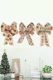 3-Pack Christmas Bow Ornaments - Flyclothing LLC