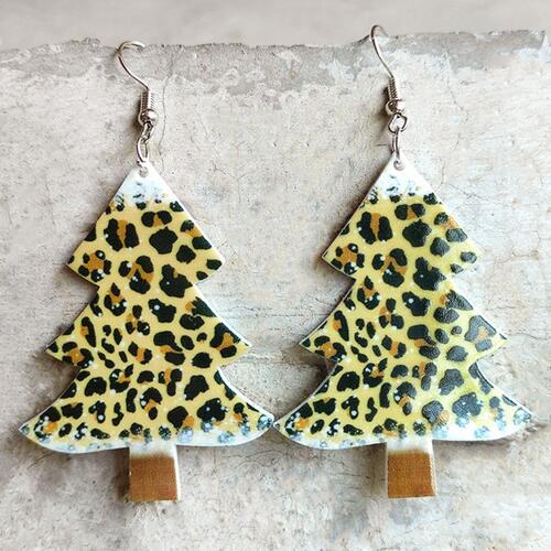 Christmas Themed Acrylic Dangle Earrings - Flyclothing LLC