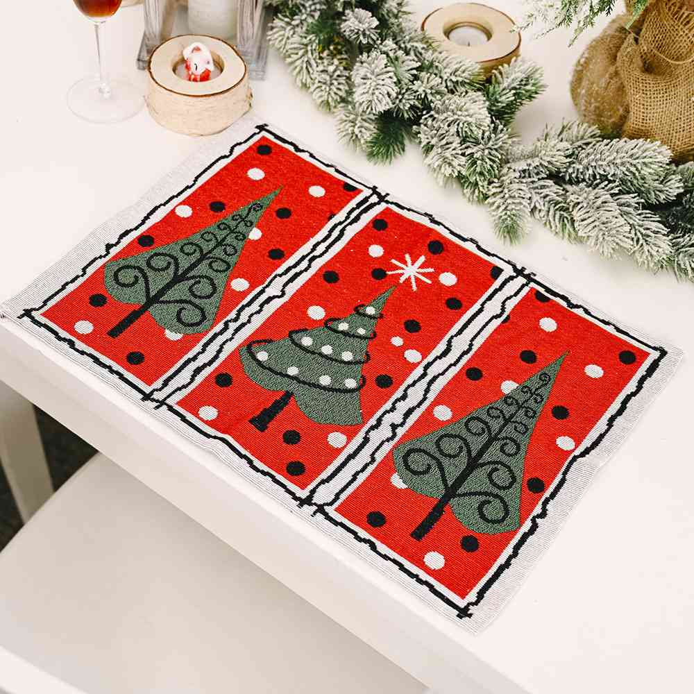 Assorted 2-Piece Christmas Placemats - Trendsi