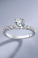 Classic 4-Prong Moissanite Ring - Trendsi