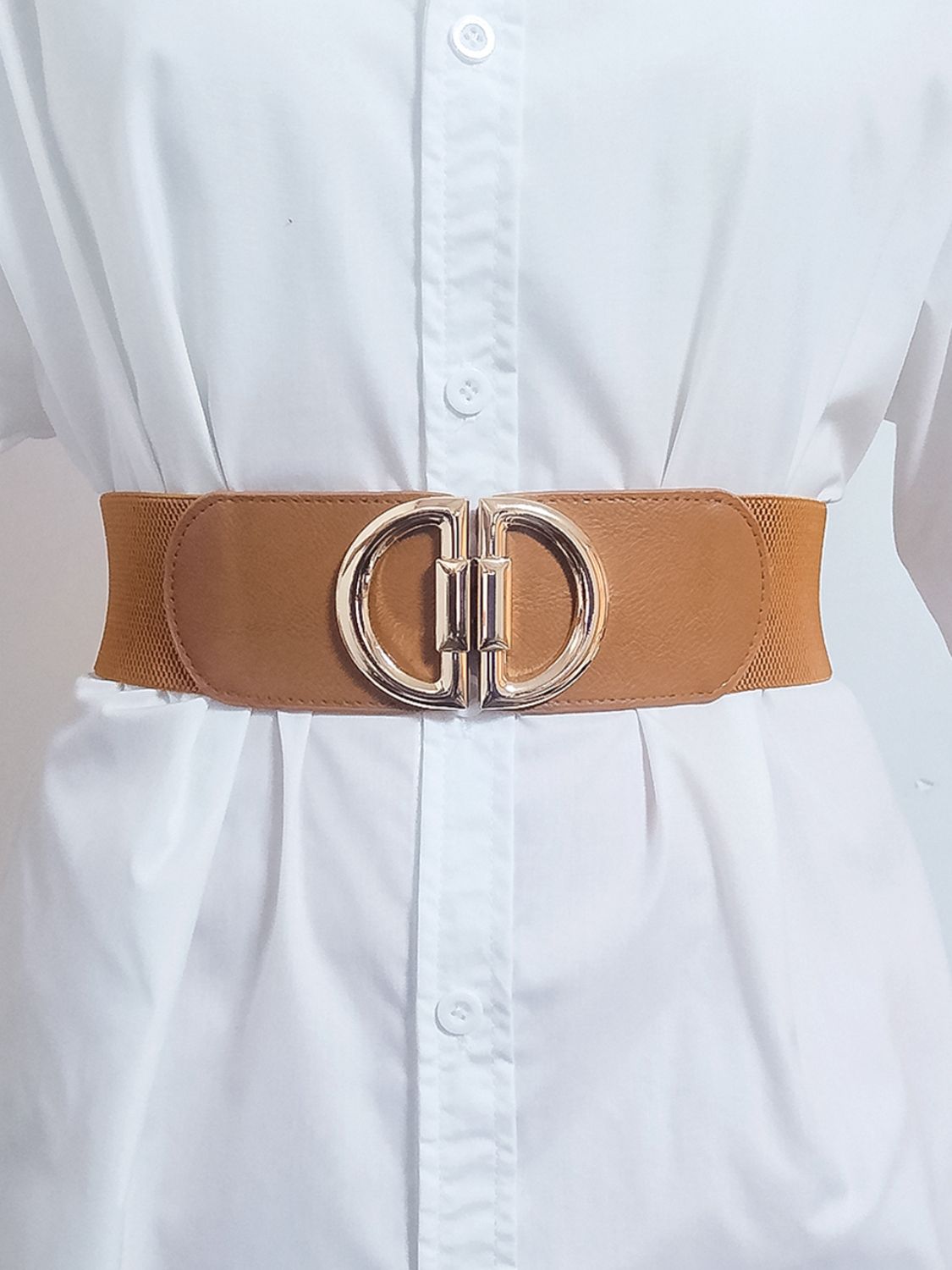 D Buckle Elastic Belt - Trendsi