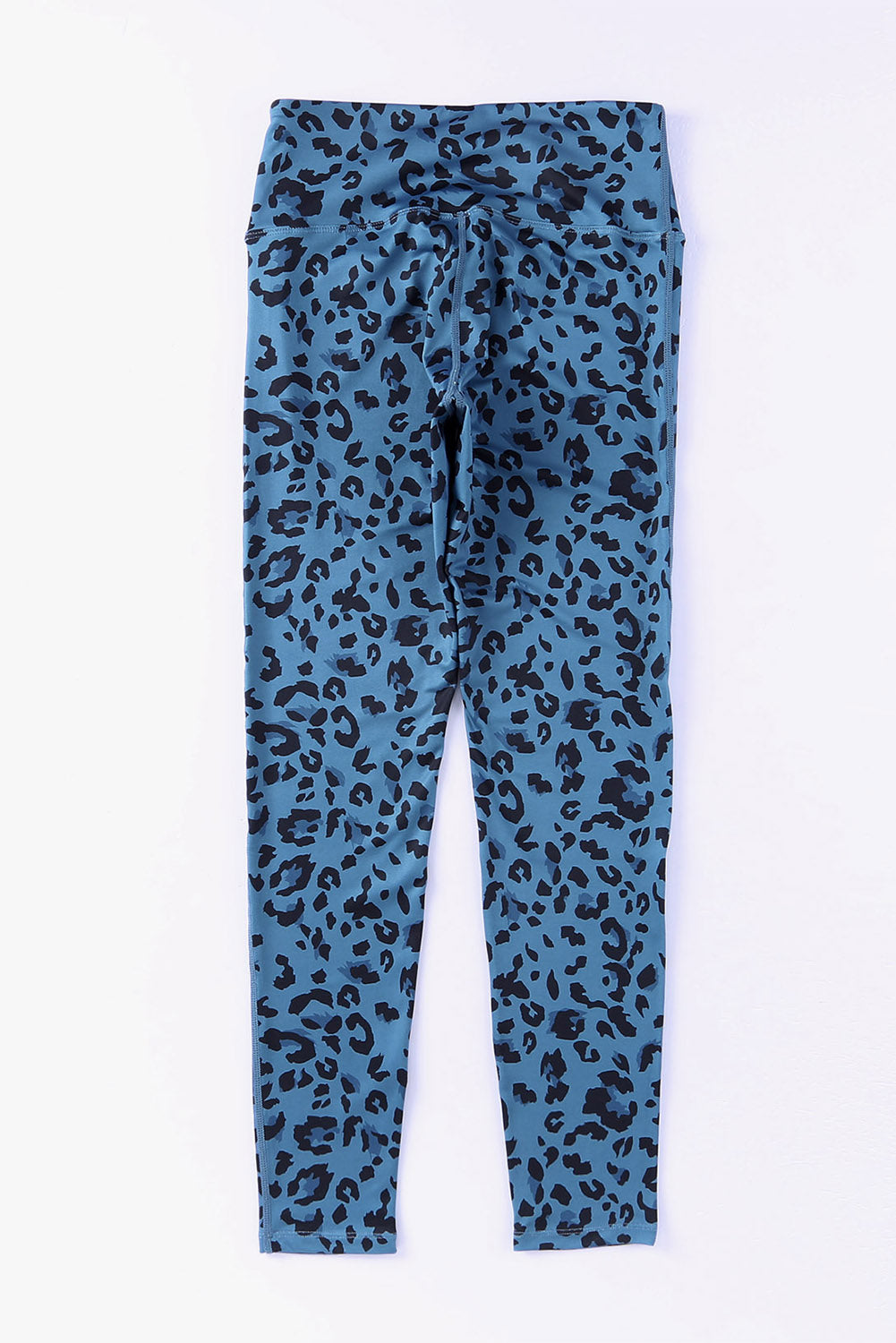 Blue leopard patterns leggings