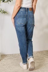 Judy Blue Full Size High Waist Drawstring Denim Jeans - Flyclothing LLC