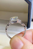 2 Carat Moissanite 925 Sterling Silver Ring - Flyclothing LLC