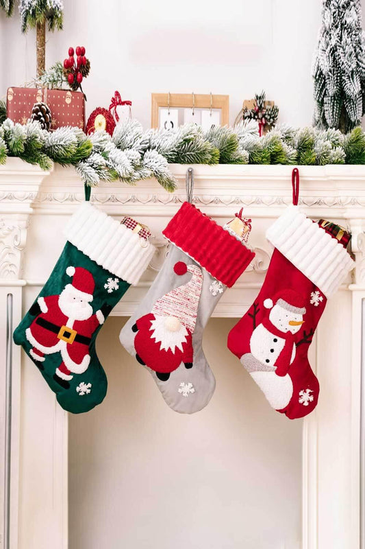 3-Pack Christmas Stocking Ornaments - Flyclothing LLC