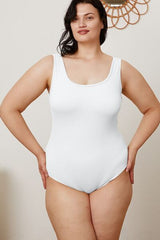 Basic Bae Full Size Square Neck Sleeveless Bodysuit - Flyclothing LLC