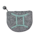 Felt Gemini Zodiac Coin Purse - Global Groove - Global Groove