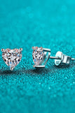 2 Carat Moissanite Heart-Shaped Stud Earrings - Flyclothing LLC