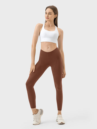 Mid-Rise Waist Active Pants - Flyclothing LLC