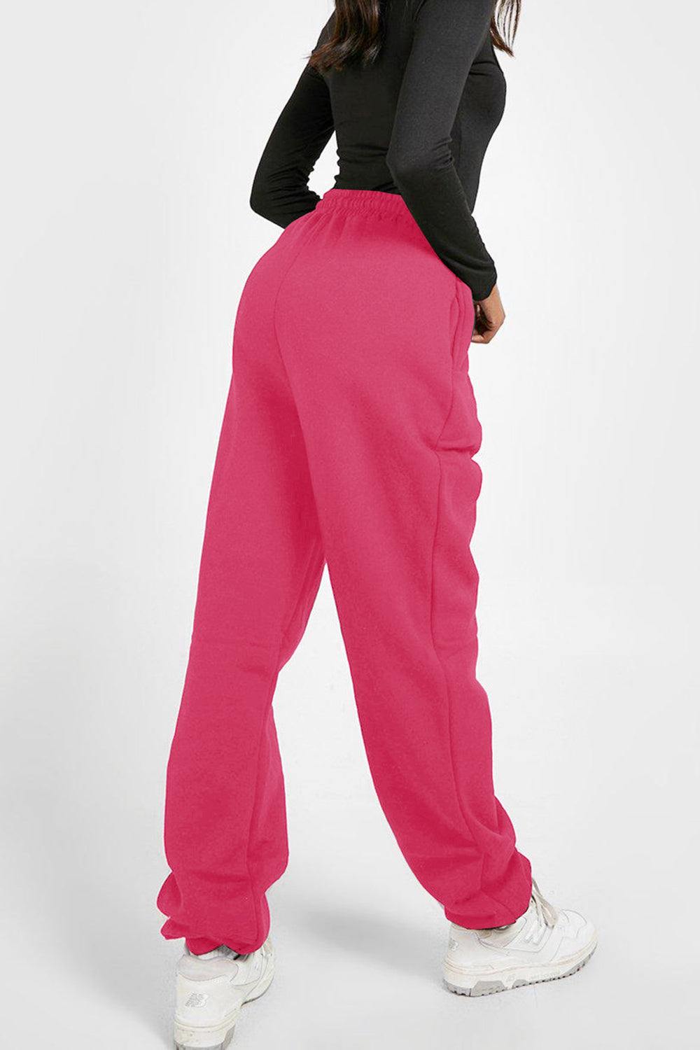 Simply Love Full Size Drawstring BUTTERFLY Graphic Long Sweatpants - Flyclothing LLC