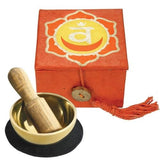 Mini Meditation Bowl Box: 2" Sacral Chakra - DZI (Meditation) - Flyclothing LLC