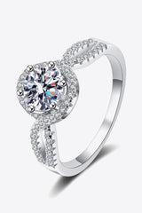 Feel The Joy 925 Sterling Silver Moissanite Ring - Flyclothing LLC