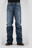 Tin Haul MENS BLUE AND GREY V DECO BACK PKT JEANS - Flyclothing LLC