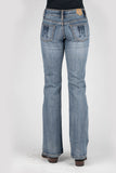 Tin Haul WOMENS BLUE EMBROIDERY BACK POCKET JEANS - Flyclothing LLC