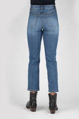 Tin Haul WOMENS HIGHRISE STRAIGHT CROP JEANS - Flyclothing LLC