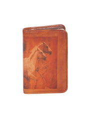 Scully Leather Mahogany Old Atlas/ Pony Leather Personal Phone/Address - Flyclothing LLC