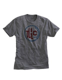 Tin Haul MENS THC LETTERS SCREEN PRINT HEATHER GREY SHORT SLEEVE T-SHIRT