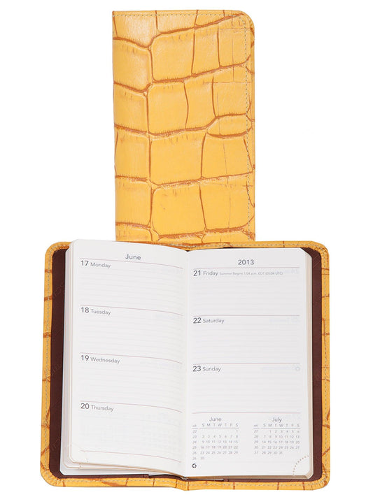 Scully YELLOW POCKET WEEKLY PLANNER - Flyclothing LLC