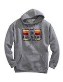 Tin Haul MENS TIN HAUL STAR AND STRIPES SCREEN PRINT HEATHER GREY SWEATSHIRT