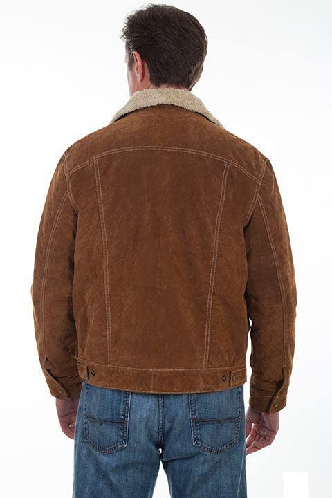 Scully CAFE BROWN KNIT INSET JACKET - Flyclothing LLC