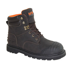 Men's 6" Steel Toe Work Boot Brown - Flyclothing LLC