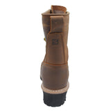 AdTec Men's 8" Composite Toe Waterproof Logger Brown - Flyclothing LLC