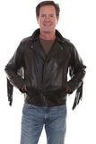 Scully BLACK /SOFT TOUCH LAMB FRINGE MC JACKET - Flyclothing LLC